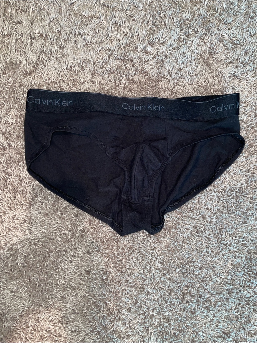Gently wornCalvin Klein Men’s Black Cotton Brief size large